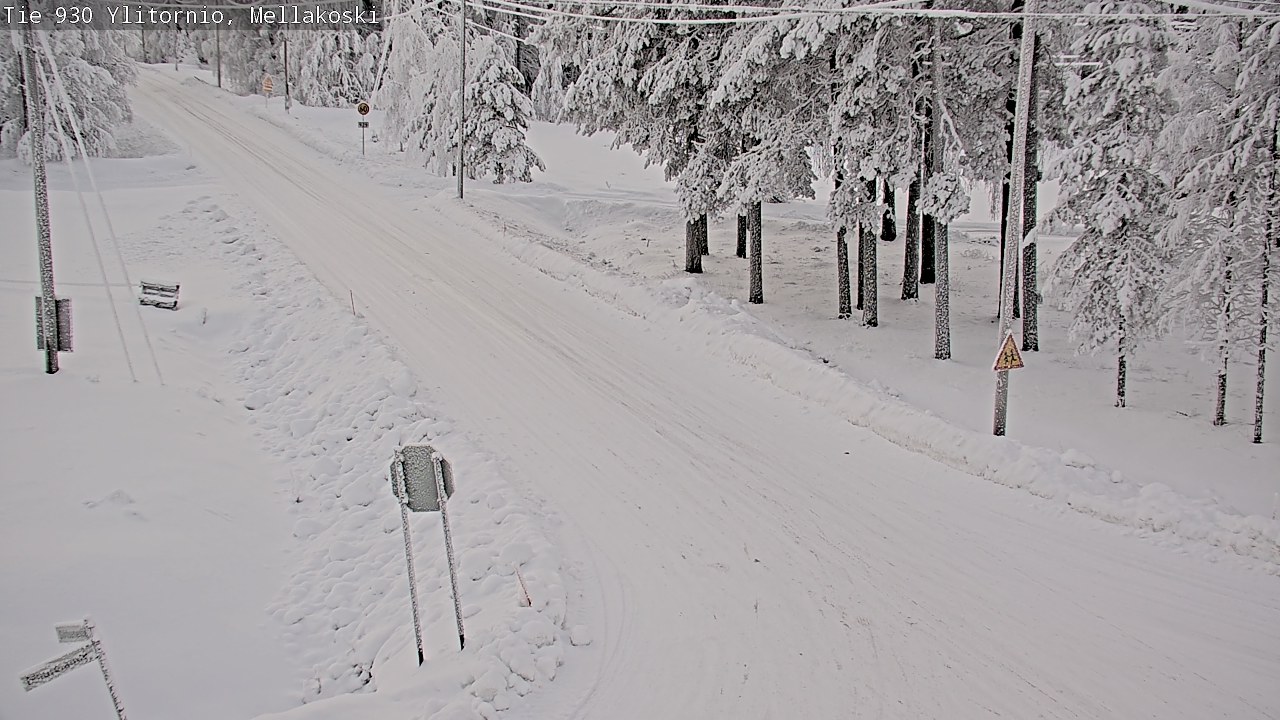 Kelikamerat Kuva TIe 930 Ylitornio, Mellakoski, Ylitornio, Lappi