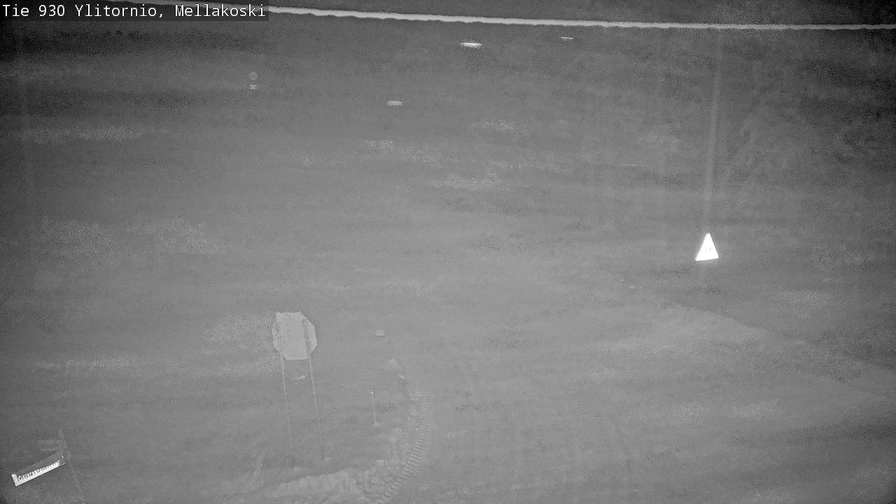 Weather Camera Image Väg 83 Övertorneå, Mellakoski, Ylitornio, Lappi