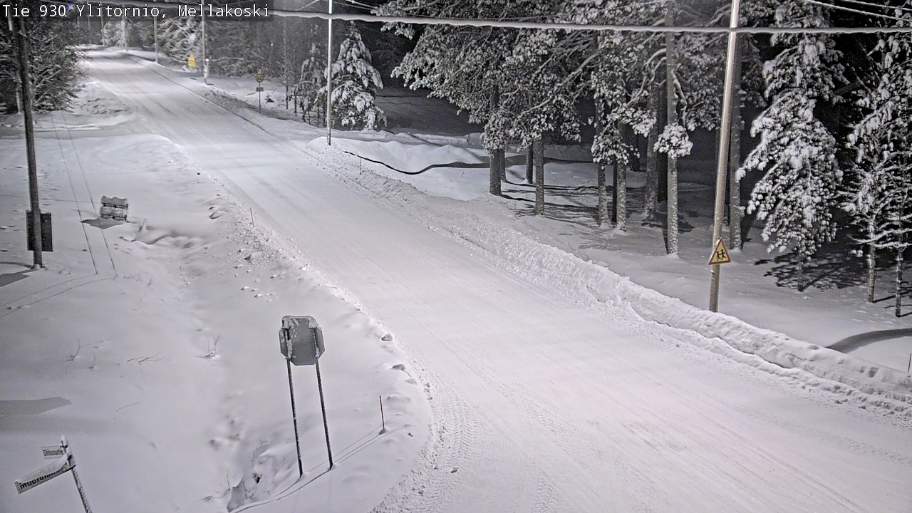 Kelikamerat Kuva TIe 930 Ylitornio, Mellakoski, Ylitornio, Lappi