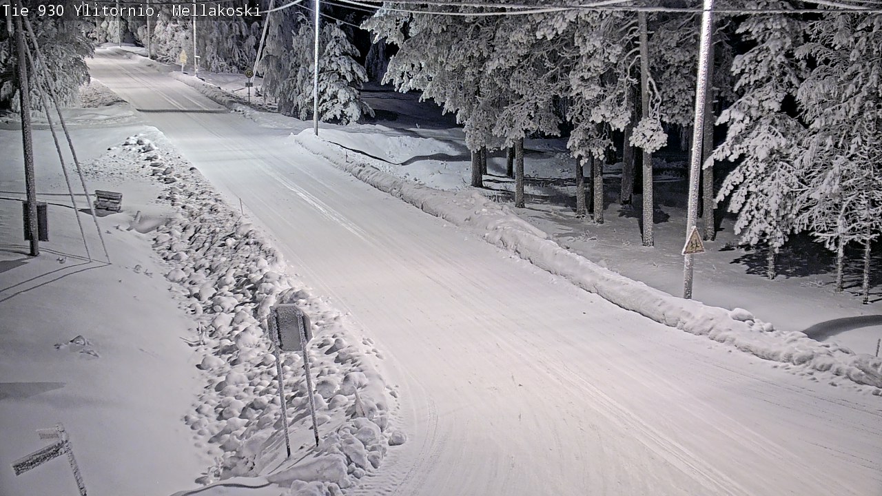 Kelikamerat Kuva TIe 930 Ylitornio, Mellakoski, Ylitornio, Lappi