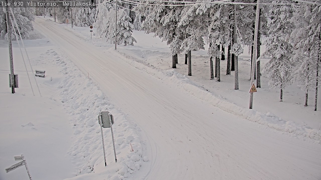 Kelikamerat Kuva TIe 930 Ylitornio, Mellakoski, Ylitornio, Lappi