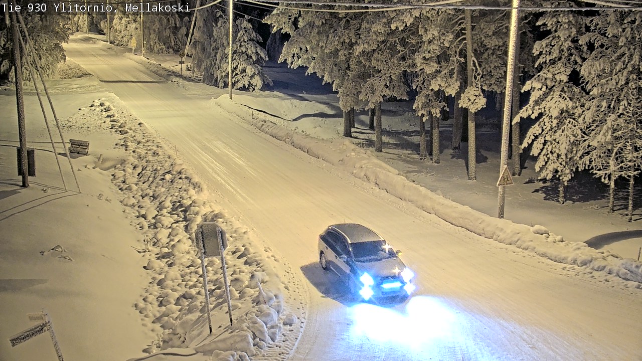 Weather Camera Image Road 83 Ylitornio, Mellakoski, Ylitornio, Lappi