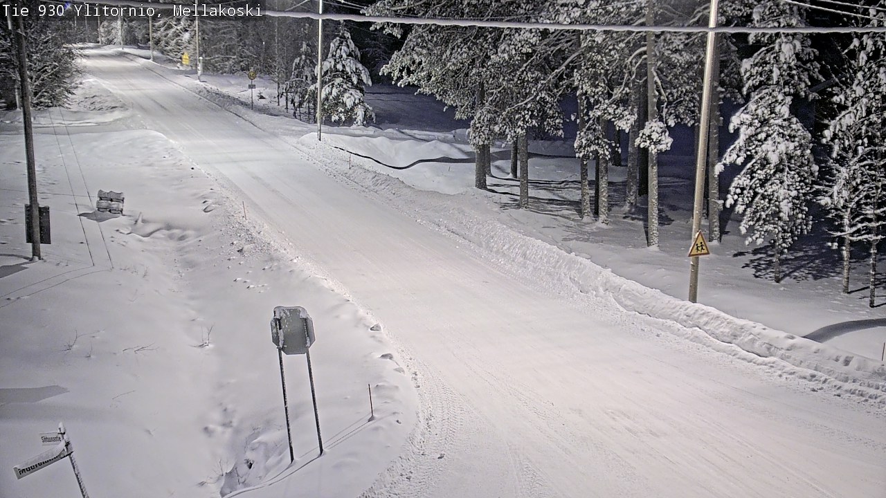 Kelikamerat Kuva TIe 930 Ylitornio, Mellakoski, Ylitornio, Lappi