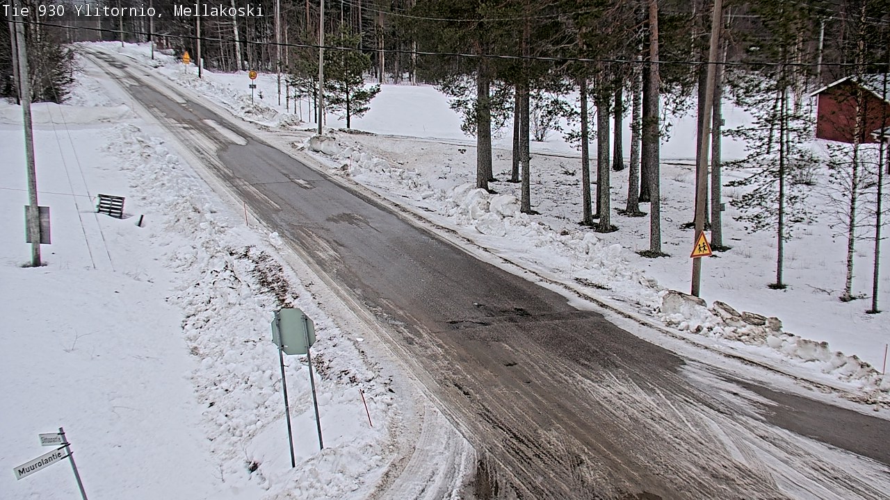 Weather Camera Image Väg 83 Övertorneå, Mellakoski, Ylitornio, Lappi