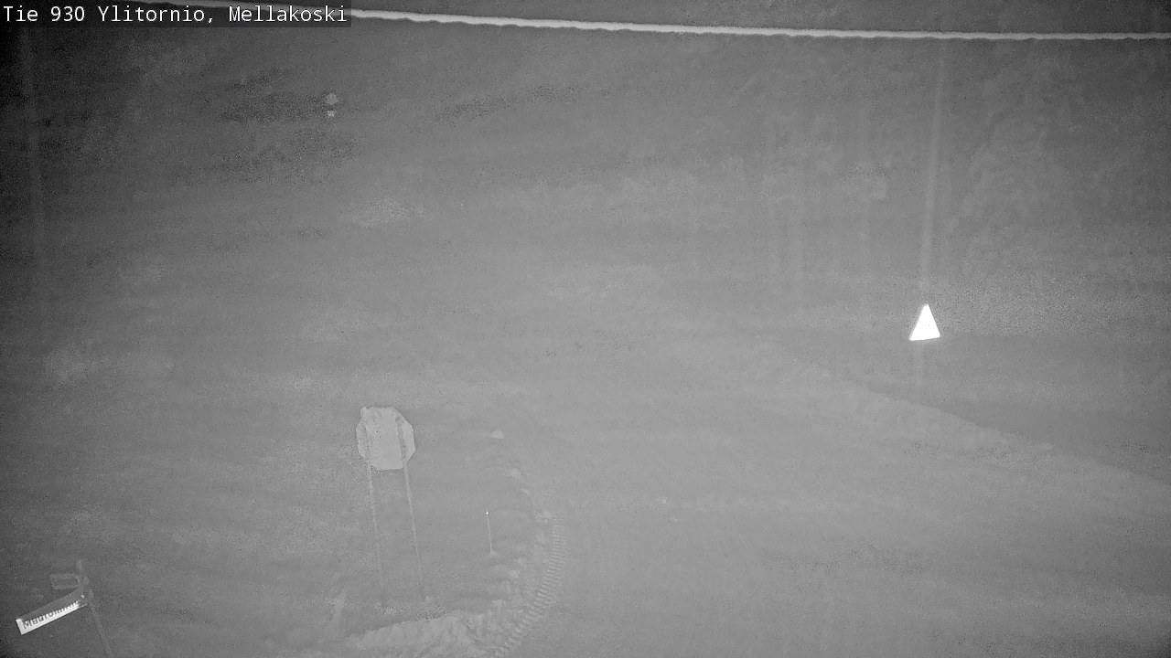 Weather Camera Image Väg 83 Övertorneå, Mellakoski, Ylitornio, Lappi