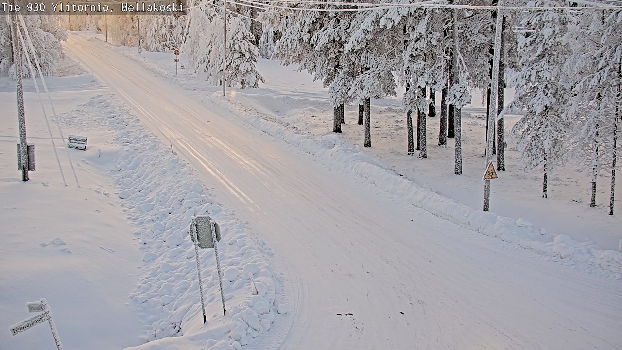 Kelikamerat Kuva TIe 930 Ylitornio, Mellakoski, Ylitornio, Lappi