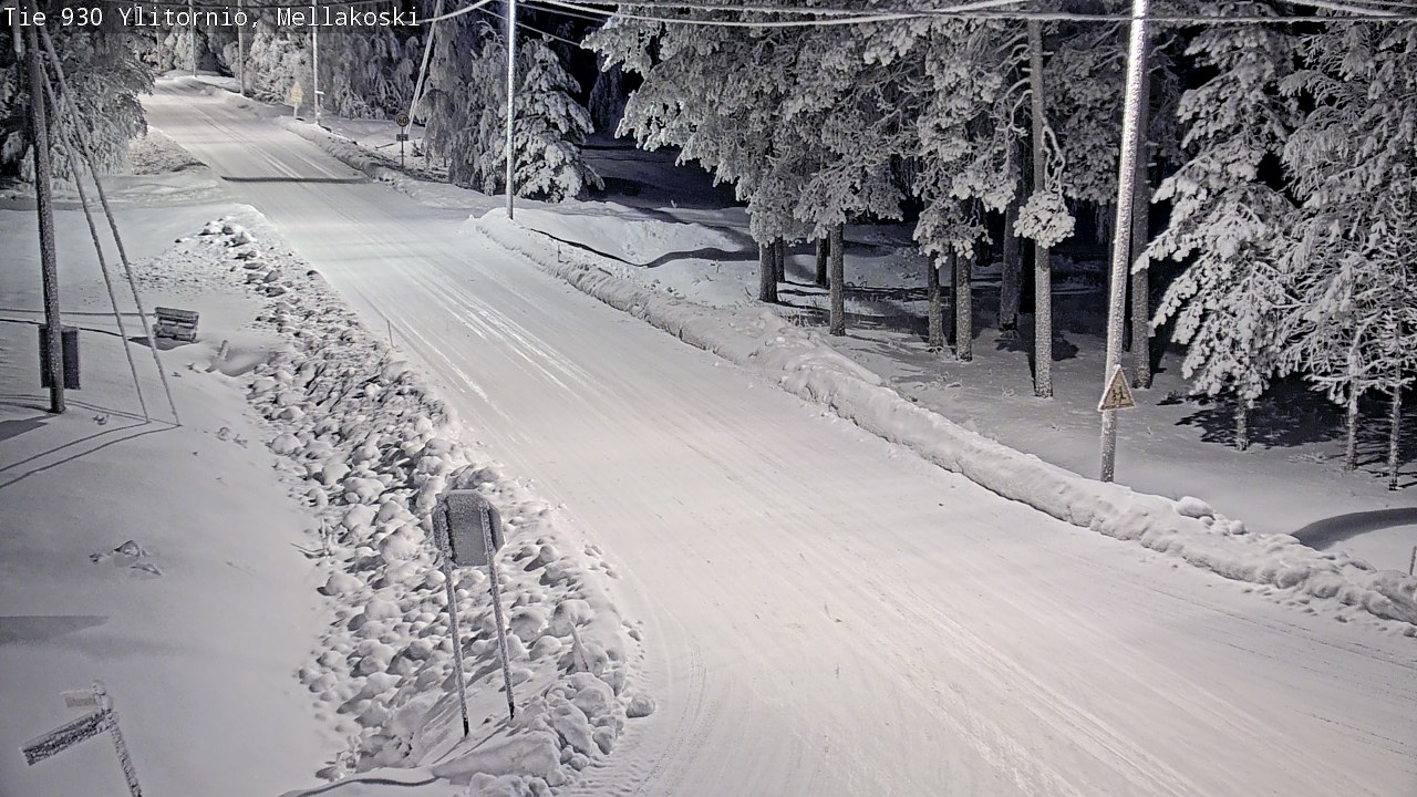 Kelikamerat Kuva TIe 930 Ylitornio, Mellakoski, Ylitornio, Lappi