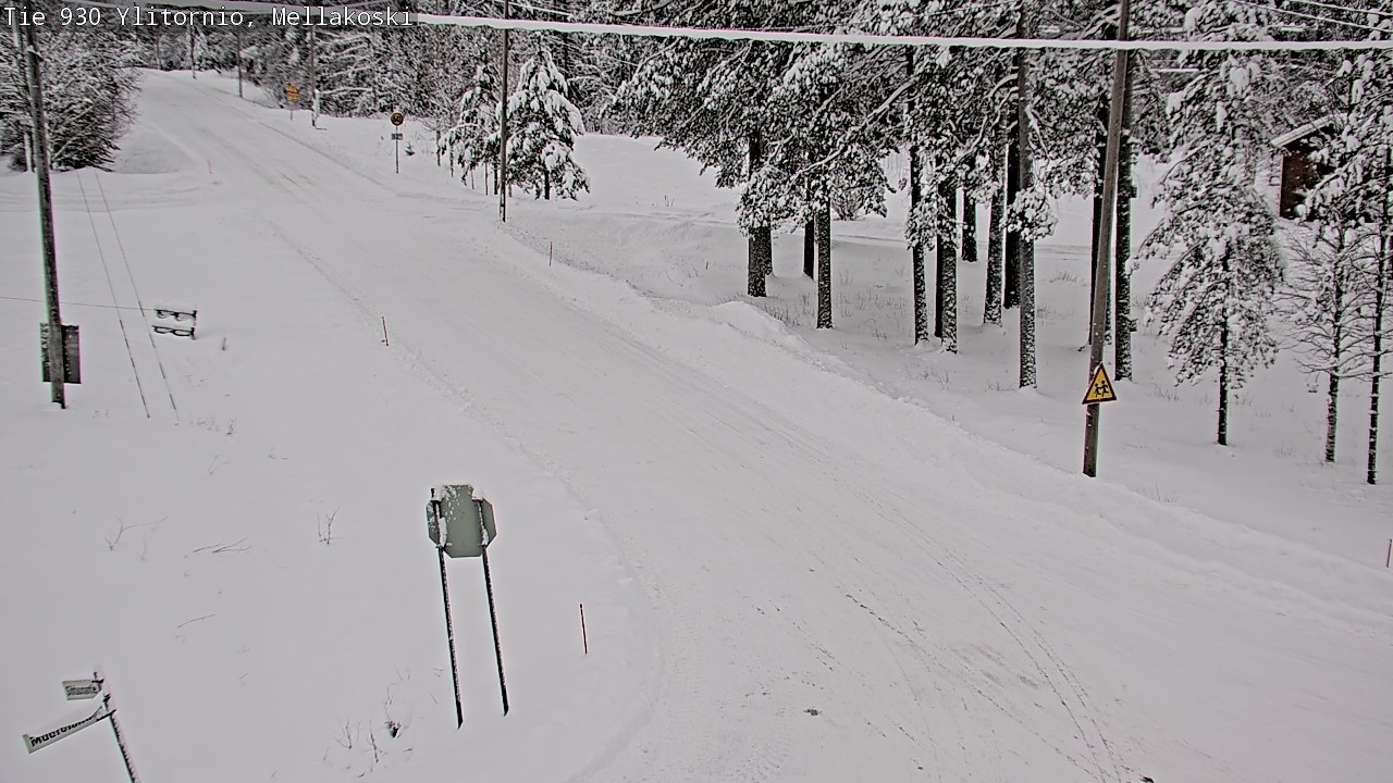 Kelikamerat Kuva TIe 930 Ylitornio, Mellakoski, Ylitornio, Lappi