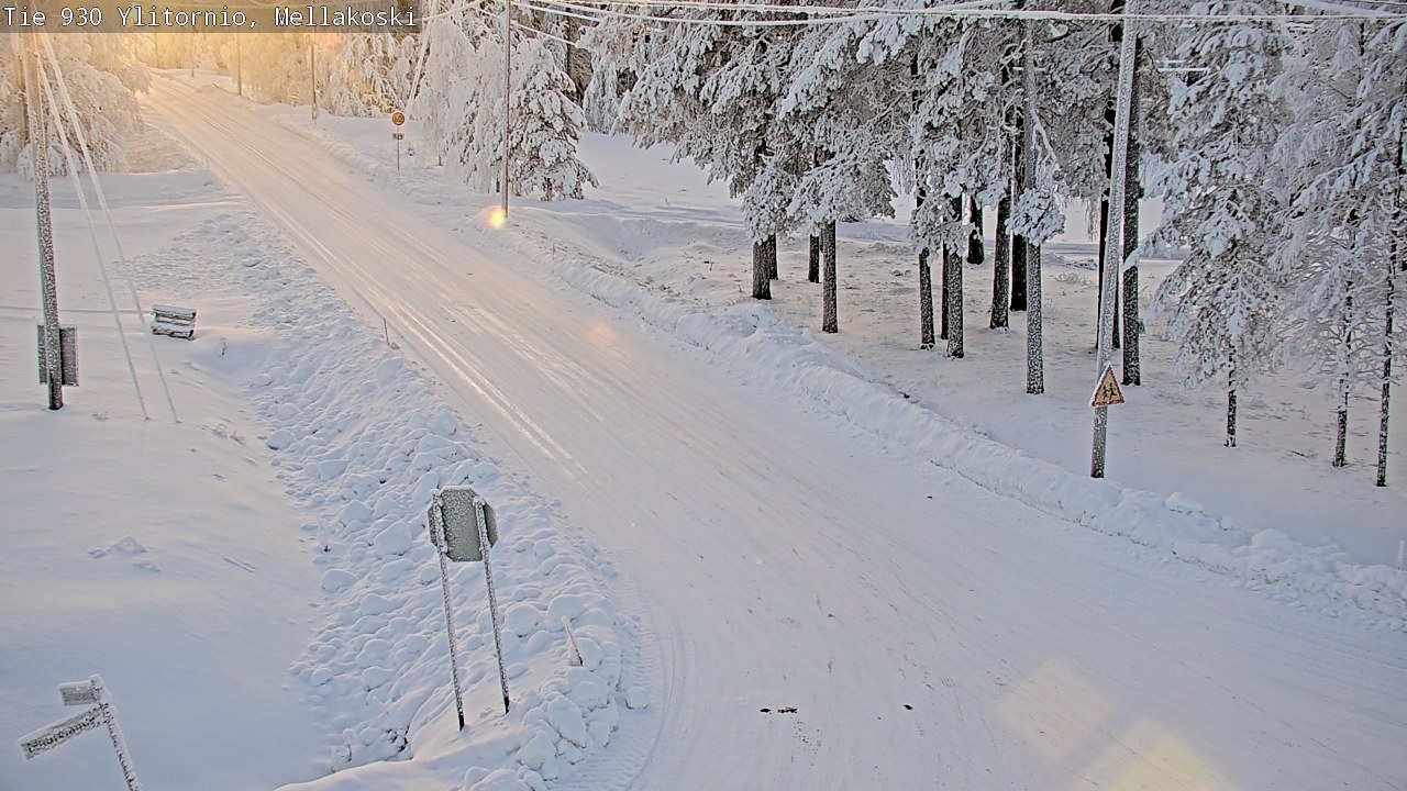 Kelikamerat Kuva TIe 930 Ylitornio, Mellakoski, Ylitornio, Lappi