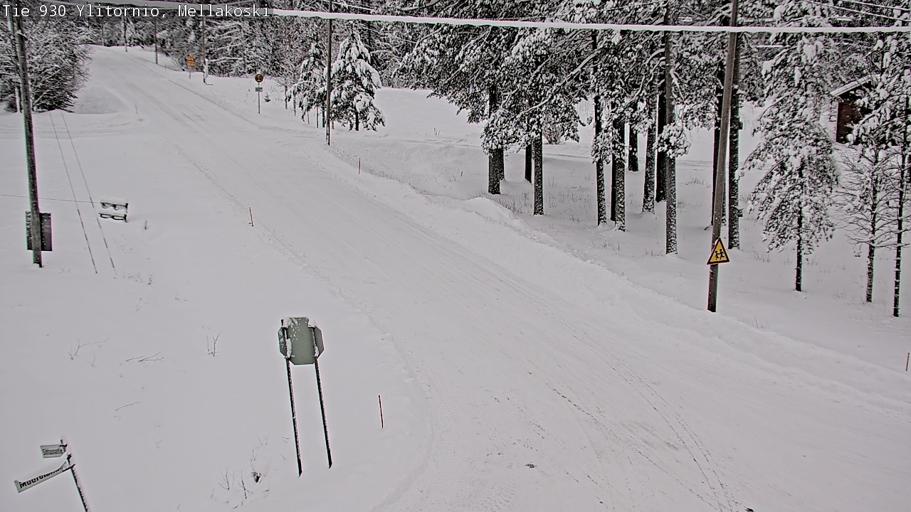 Kelikamerat Kuva TIe 930 Ylitornio, Mellakoski, Ylitornio, Lappi