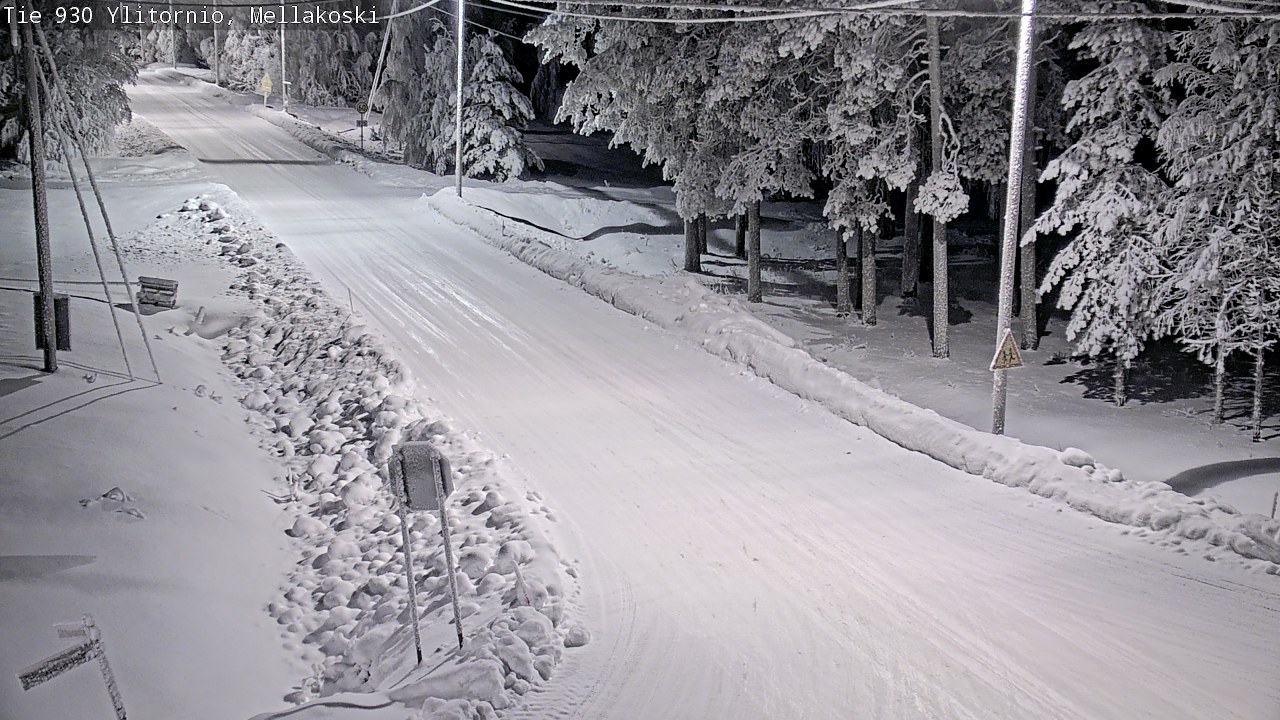 Kelikamerat Kuva TIe 930 Ylitornio, Mellakoski, Ylitornio, Lappi