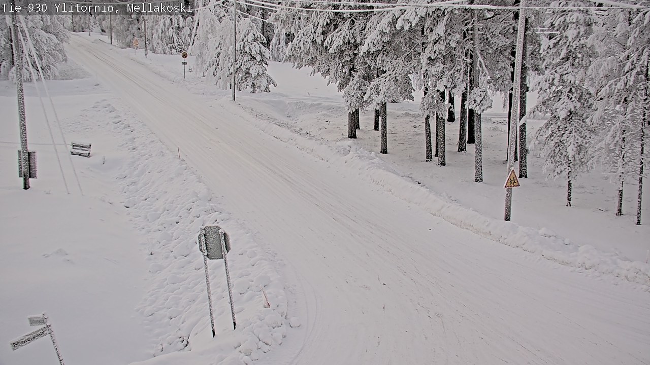 Kelikamerat Kuva TIe 930 Ylitornio, Mellakoski, Ylitornio, Lappi