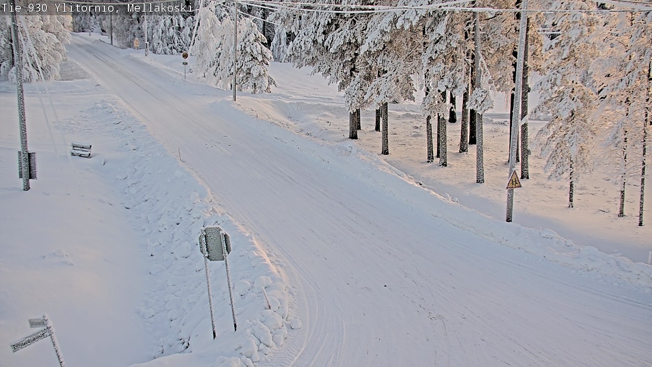 Kelikamerat Kuva TIe 930 Ylitornio, Mellakoski, Ylitornio, Lappi