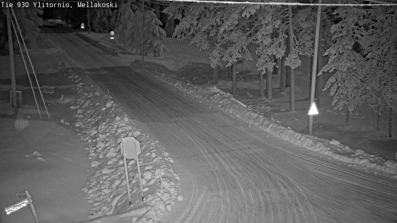 Kelikamerat Kuva TIe 930 Ylitornio, Mellakoski, Ylitornio, Lappi