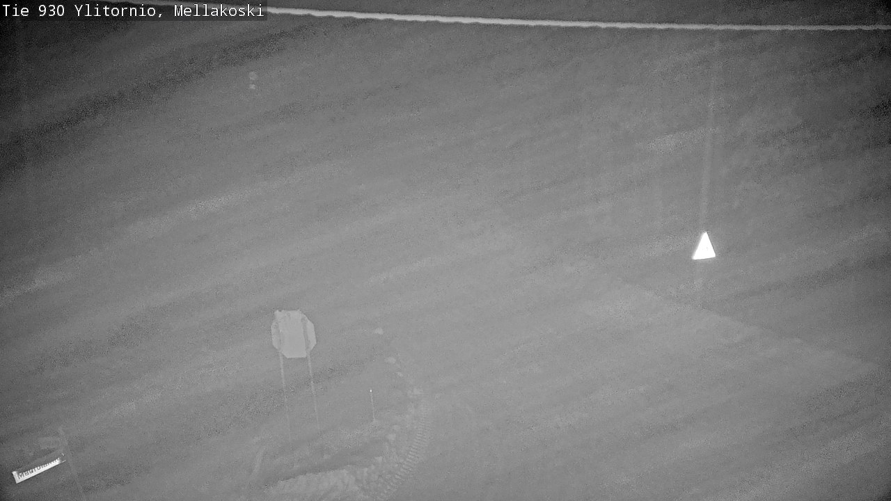 Weather Camera Image Väg 83 Övertorneå, Mellakoski, Ylitornio, Lappi