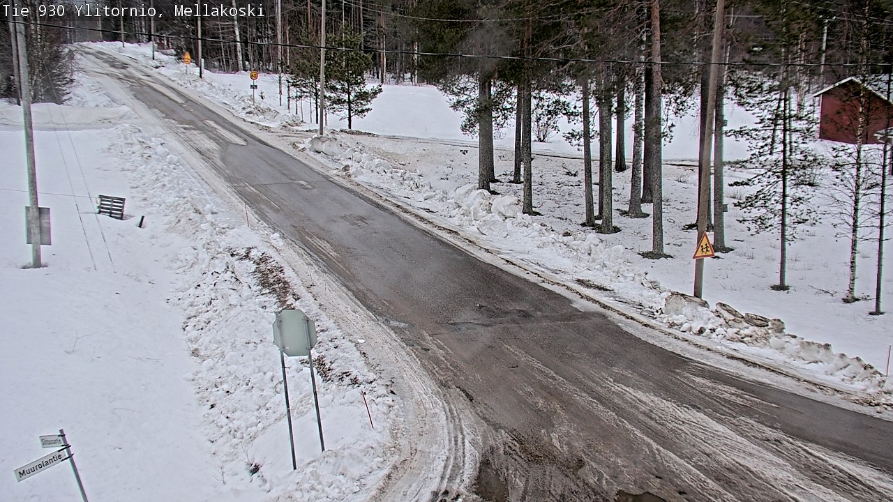 Weather Camera Image Road 83 Ylitornio, Mellakoski, Ylitornio, Lappi