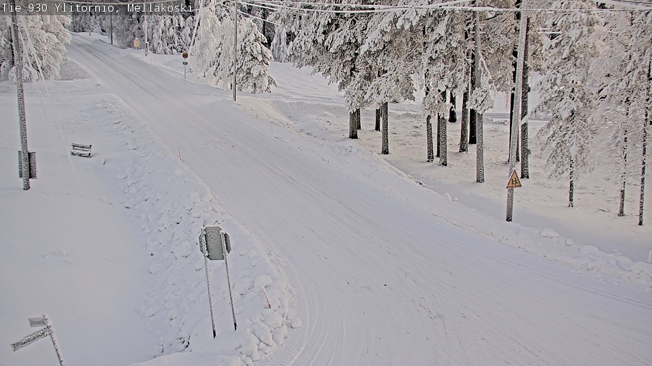 Kelikamerat Kuva TIe 930 Ylitornio, Mellakoski, Ylitornio, Lappi