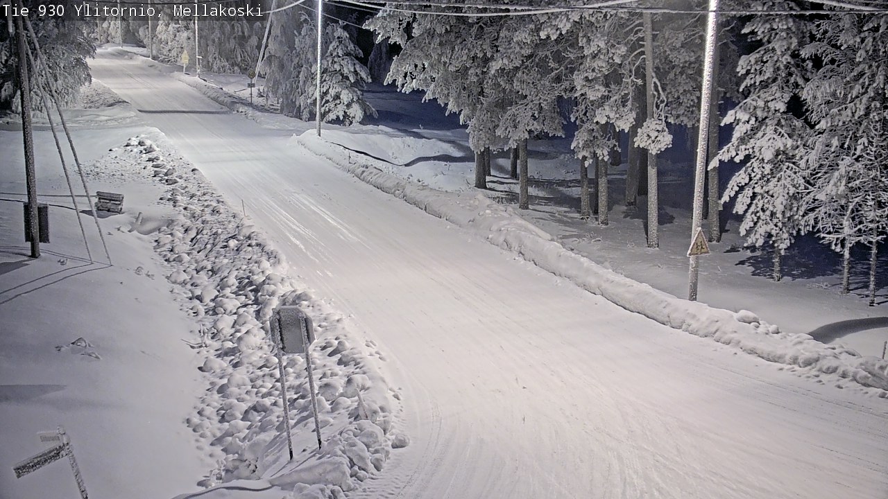 Kelikamerat Kuva TIe 930 Ylitornio, Mellakoski, Ylitornio, Lappi