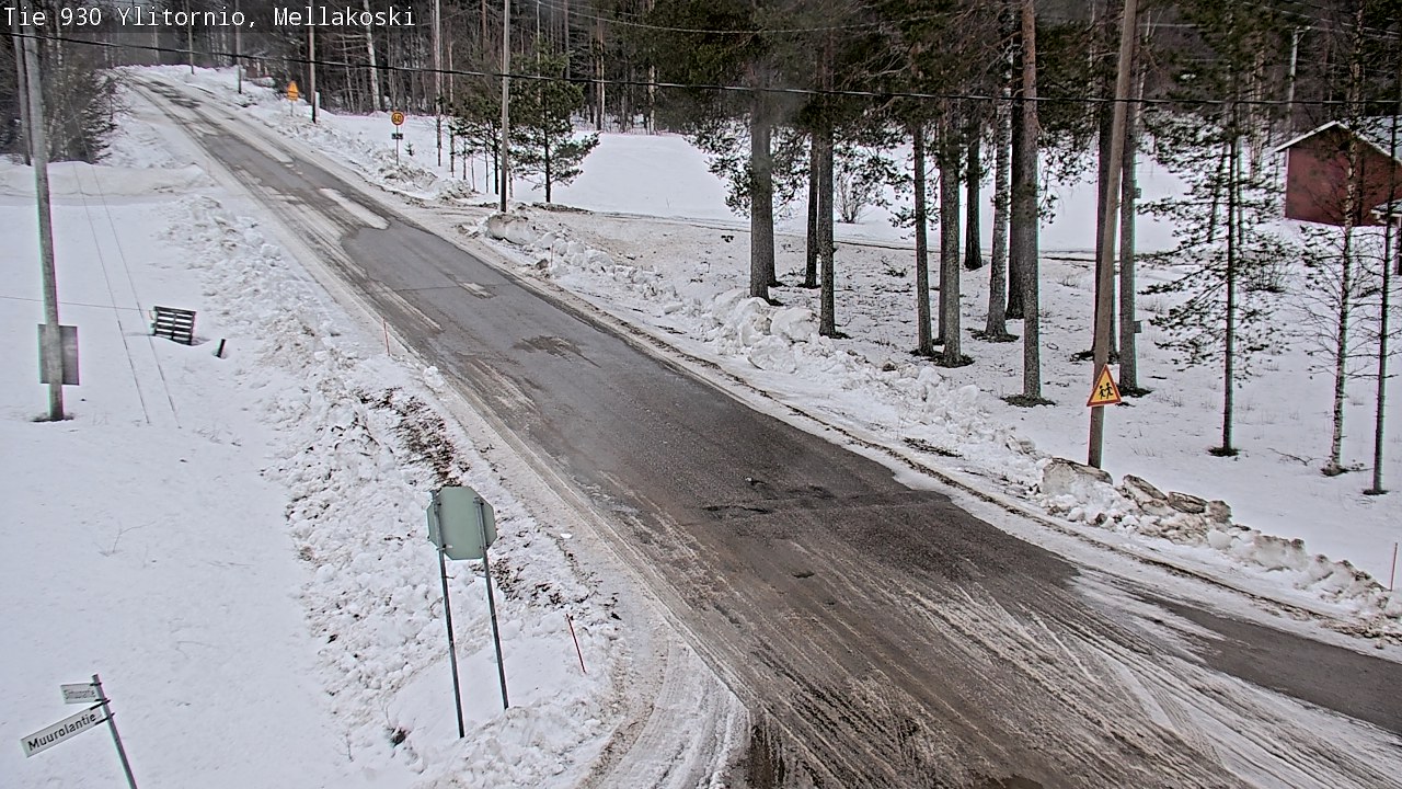 Weather Camera Image Väg 83 Övertorneå, Mellakoski, Ylitornio, Lappi