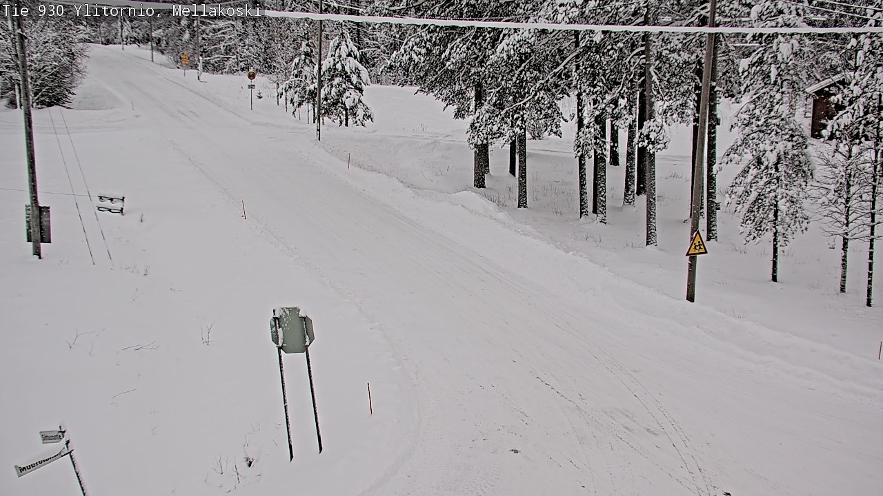 Kelikamerat Kuva TIe 930 Ylitornio, Mellakoski, Ylitornio, Lappi