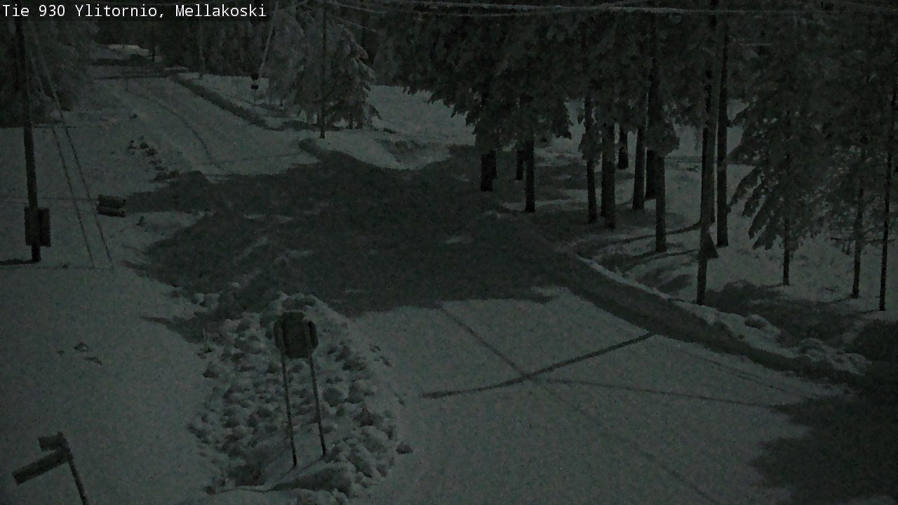 Kelikamerat Kuva TIe 930 Ylitornio, Mellakoski, Ylitornio, Lappi
