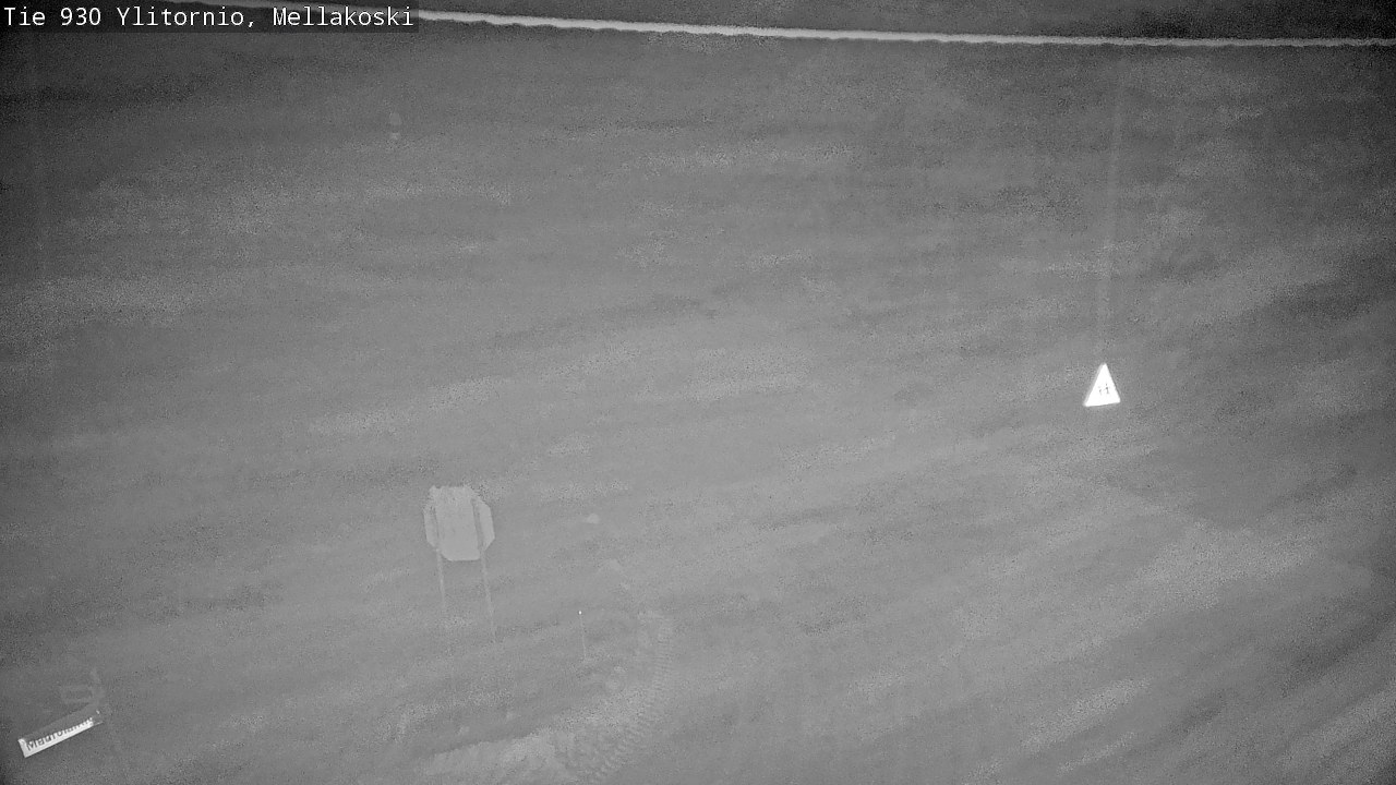 Weather Camera Image Väg 83 Övertorneå, Mellakoski, Ylitornio, Lappi