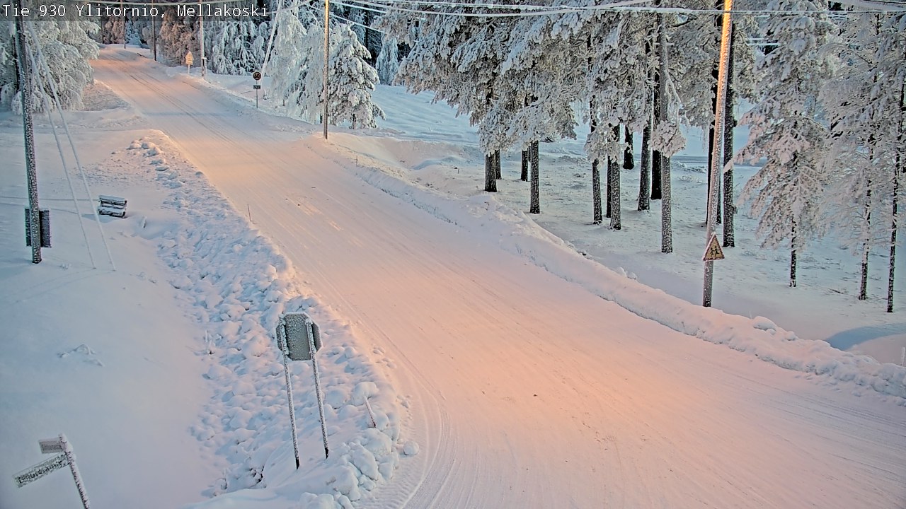 Kelikamerat Kuva TIe 930 Ylitornio, Mellakoski, Ylitornio, Lappi