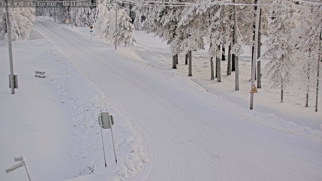 Kelikamerat Kuva TIe 930 Ylitornio, Mellakoski, Ylitornio, Lappi