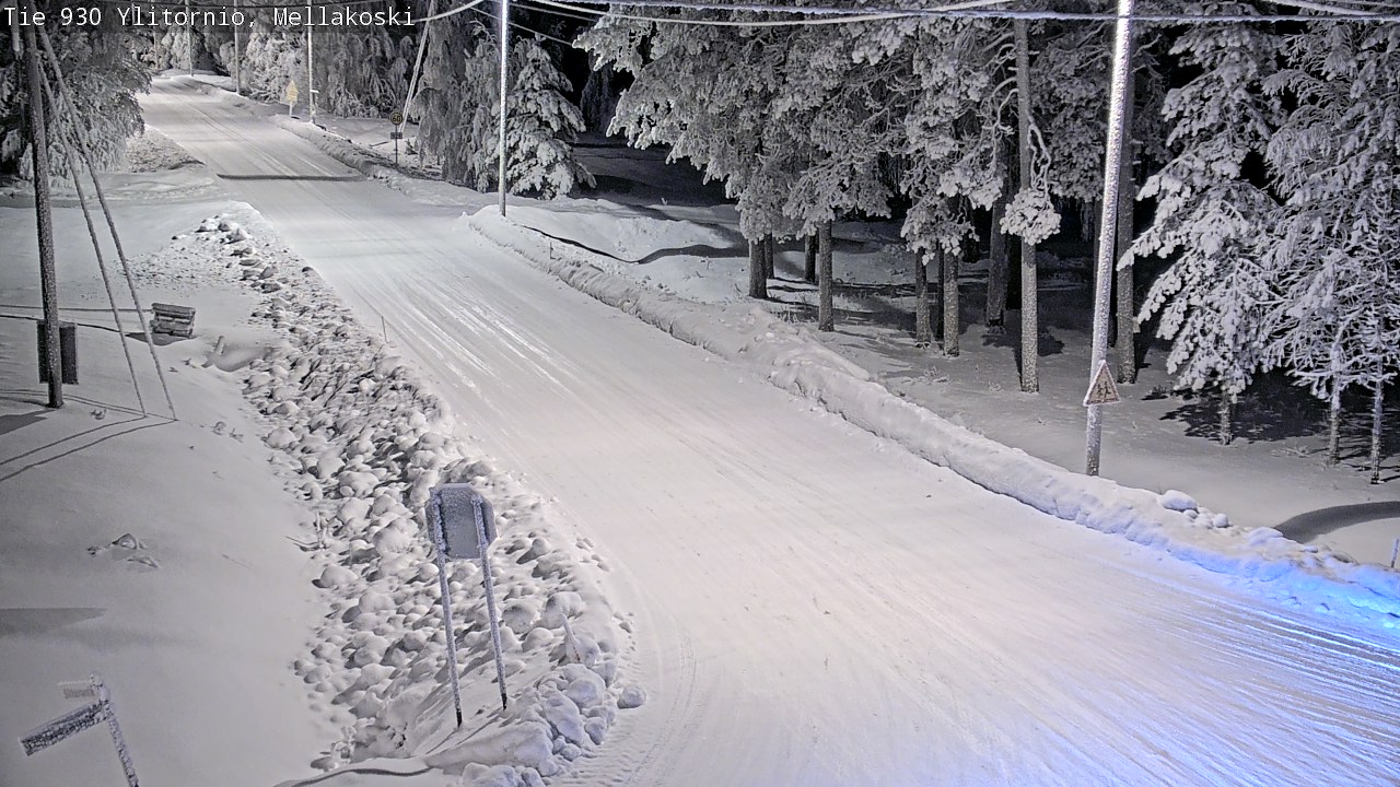 Kelikamerat Kuva TIe 930 Ylitornio, Mellakoski, Ylitornio, Lappi