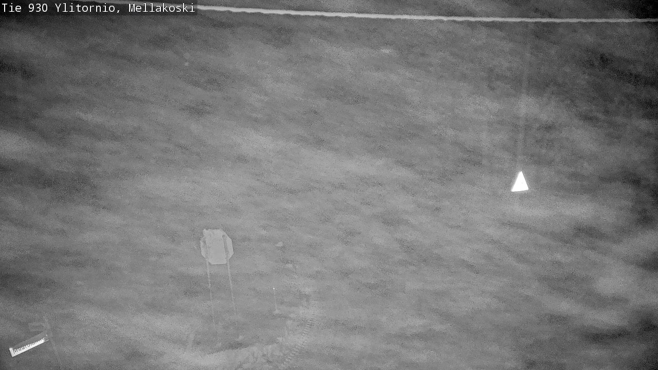 Weather Camera Image Väg 83 Övertorneå, Mellakoski, Ylitornio, Lappi