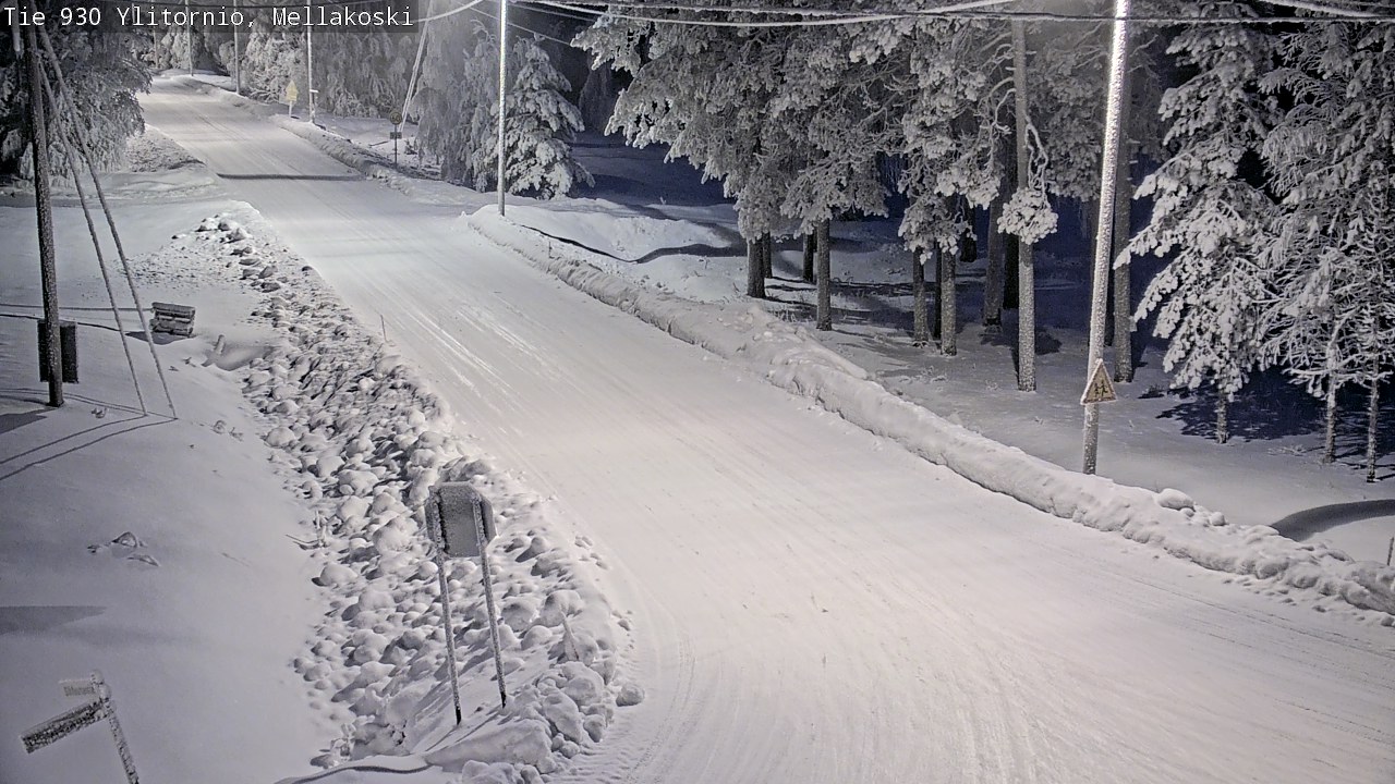 Kelikamerat Kuva TIe 930 Ylitornio, Mellakoski, Ylitornio, Lappi