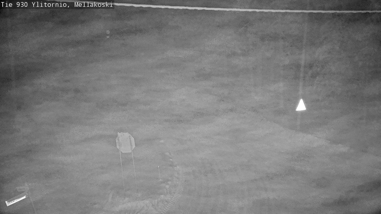 Weather Camera Image Väg 83 Övertorneå, Mellakoski, Ylitornio, Lappi