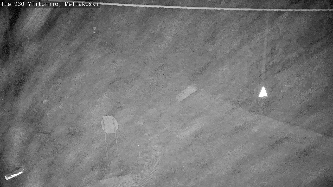 Weather Camera Image Väg 83 Övertorneå, Mellakoski, Ylitornio, Lappi