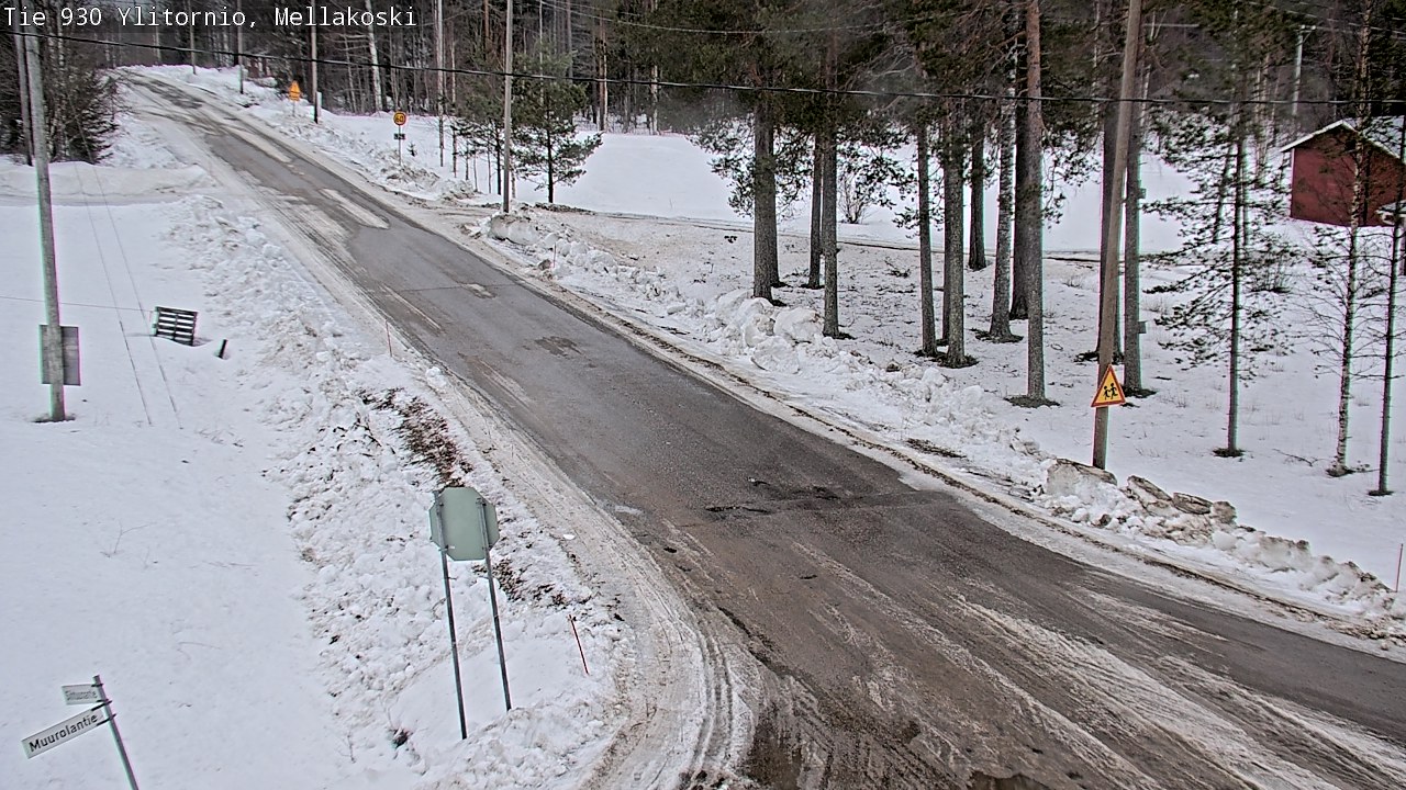 Weather Camera Image Road 83 Ylitornio, Mellakoski, Ylitornio, Lappi