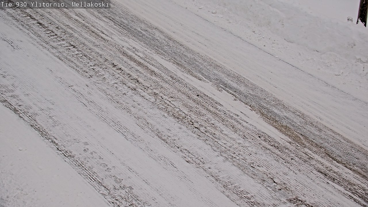 Weather Camera Image Väg 83 Övertorneå, Mellakoski, Ylitornio, Lappi