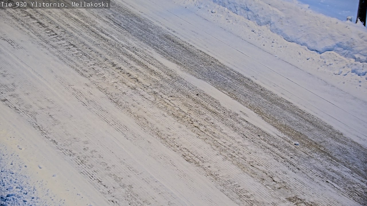 Weather Camera Image Väg 83 Övertorneå, Mellakoski, Ylitornio, Lappi