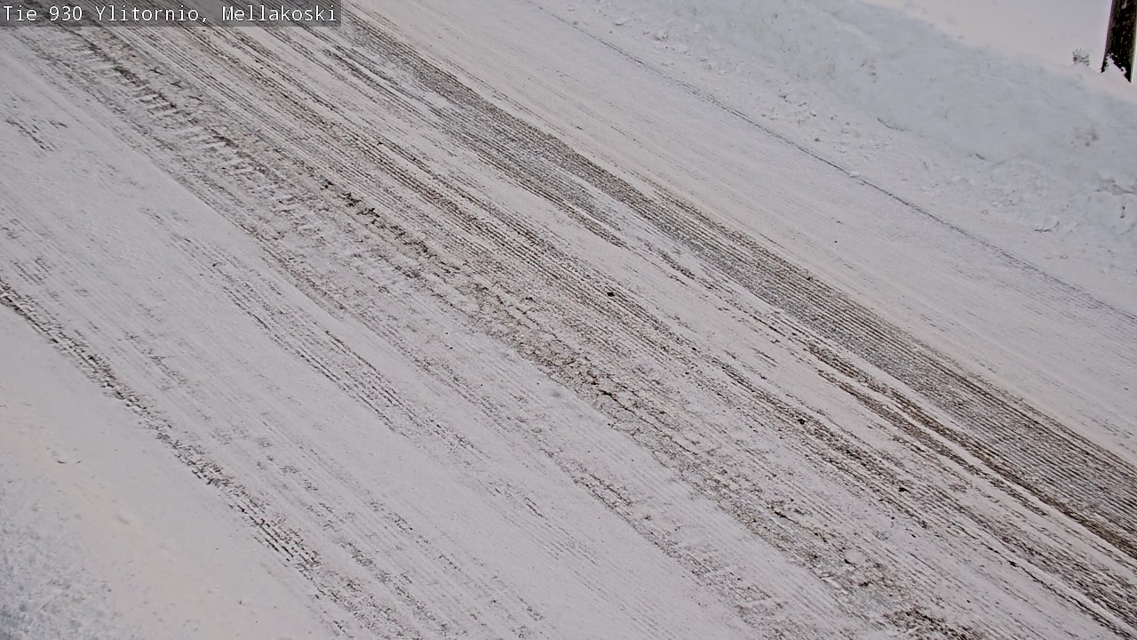 Weather Camera Image Väg 83 Övertorneå, Mellakoski, Ylitornio, Lappi