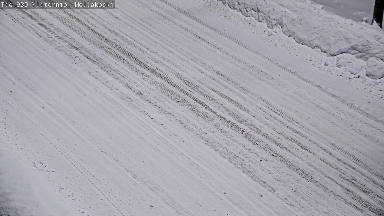 Weather Camera Image Väg 83 Övertorneå, Mellakoski, Ylitornio, Lappi