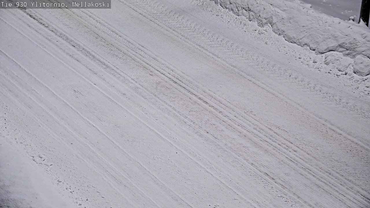 Weather Camera Image Väg 83 Övertorneå, Mellakoski, Ylitornio, Lappi