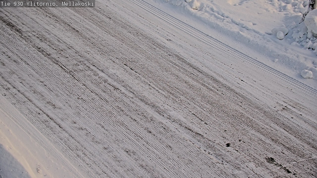 Weather Camera Image Road 83 Ylitornio, Mellakoski, Ylitornio, Lappi