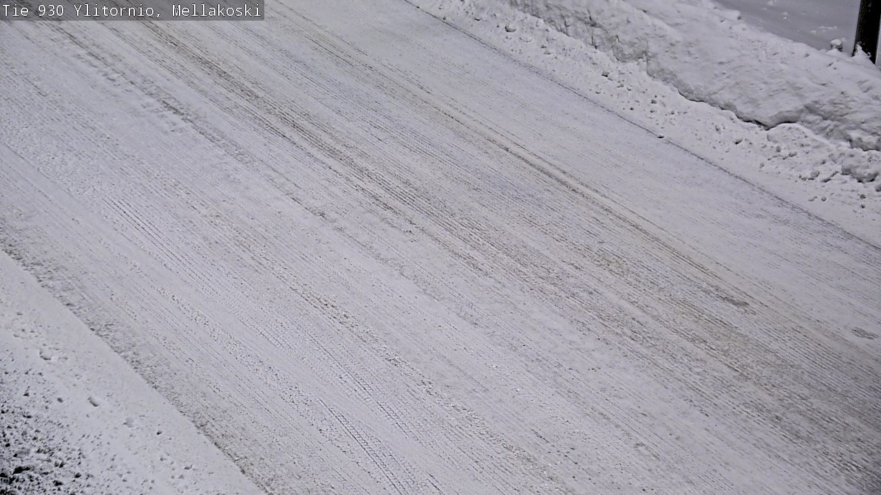 Weather Camera Image Väg 83 Övertorneå, Mellakoski, Ylitornio, Lappi