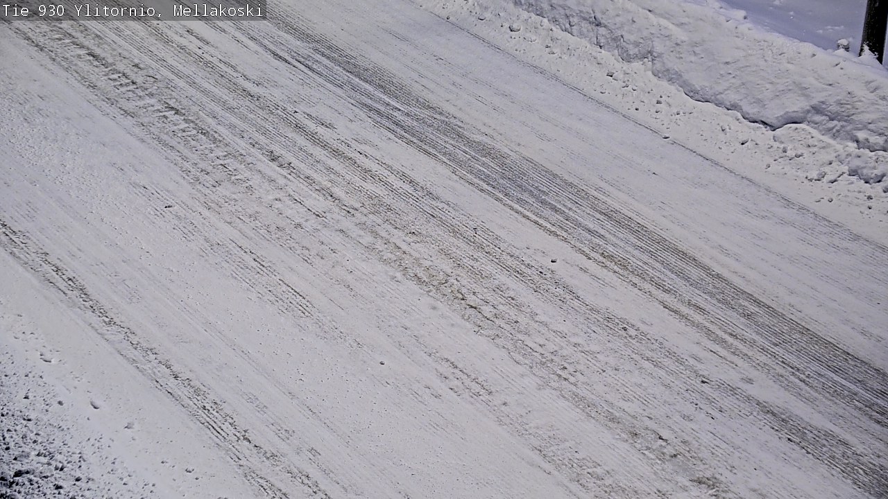 Weather Camera Image Väg 83 Övertorneå, Mellakoski, Ylitornio, Lappi