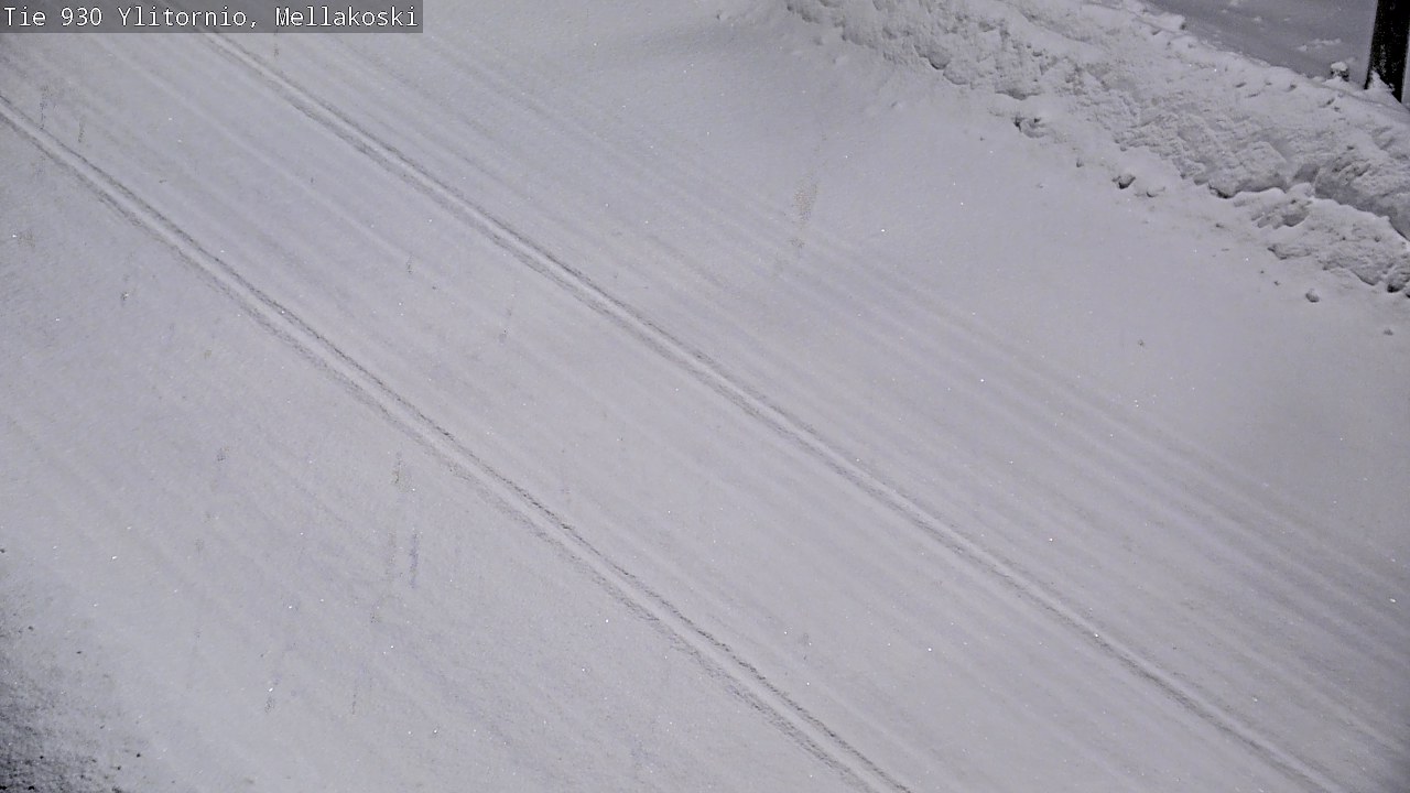 Weather Camera Image Väg 83 Övertorneå, Mellakoski, Ylitornio, Lappi