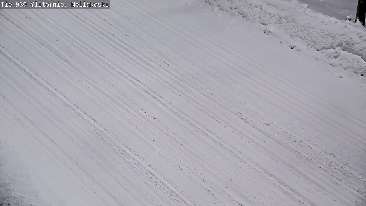 Weather Camera Image Väg 83 Övertorneå, Mellakoski, Ylitornio, Lappi