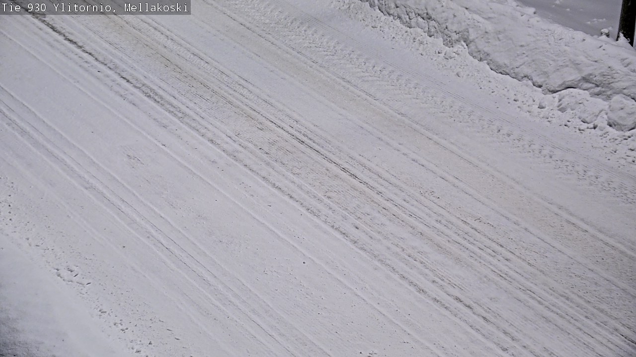 Weather Camera Image Väg 83 Övertorneå, Mellakoski, Ylitornio, Lappi