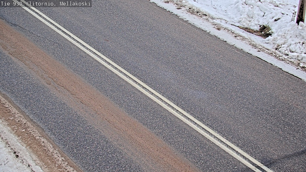 Weather Camera Image Väg 83 Övertorneå, Mellakoski, Ylitornio, Lappi