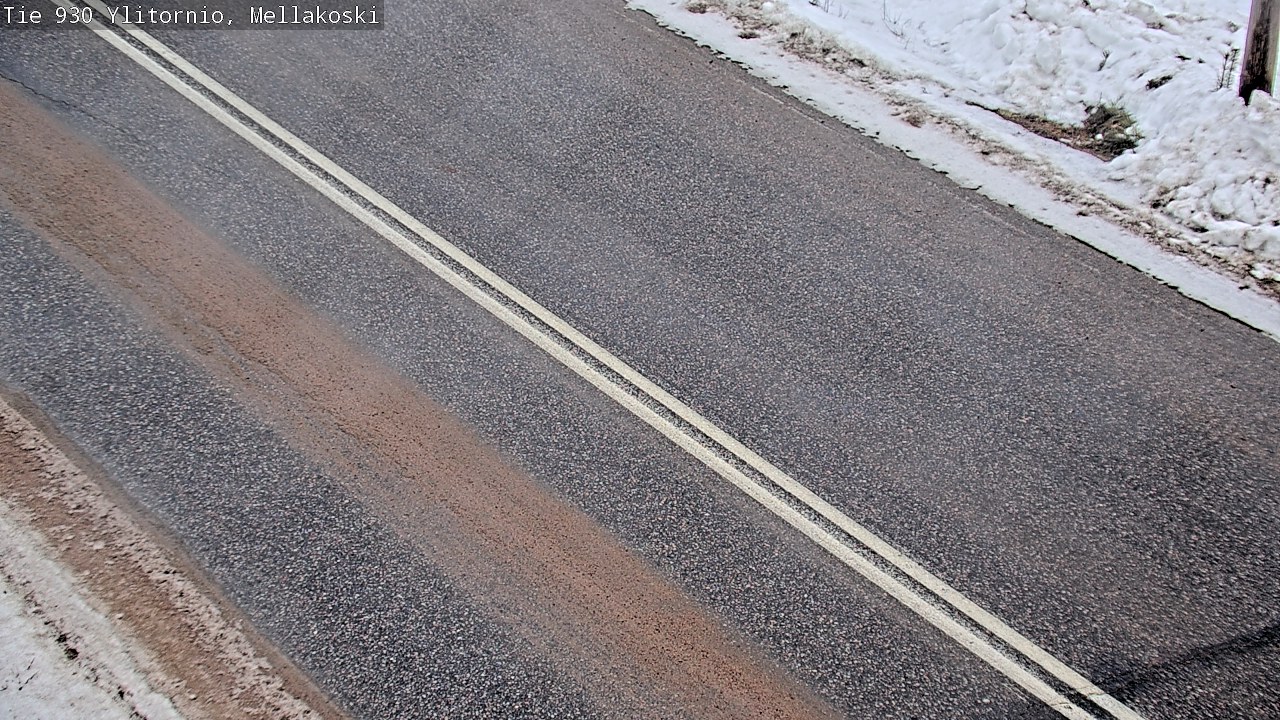 Weather Camera Image Väg 83 Övertorneå, Mellakoski, Ylitornio, Lappi