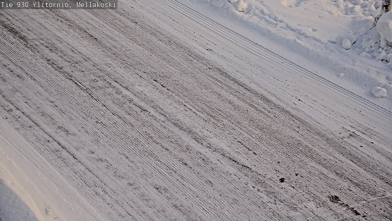 Weather Camera Image Road 83 Ylitornio, Mellakoski, Ylitornio, Lappi