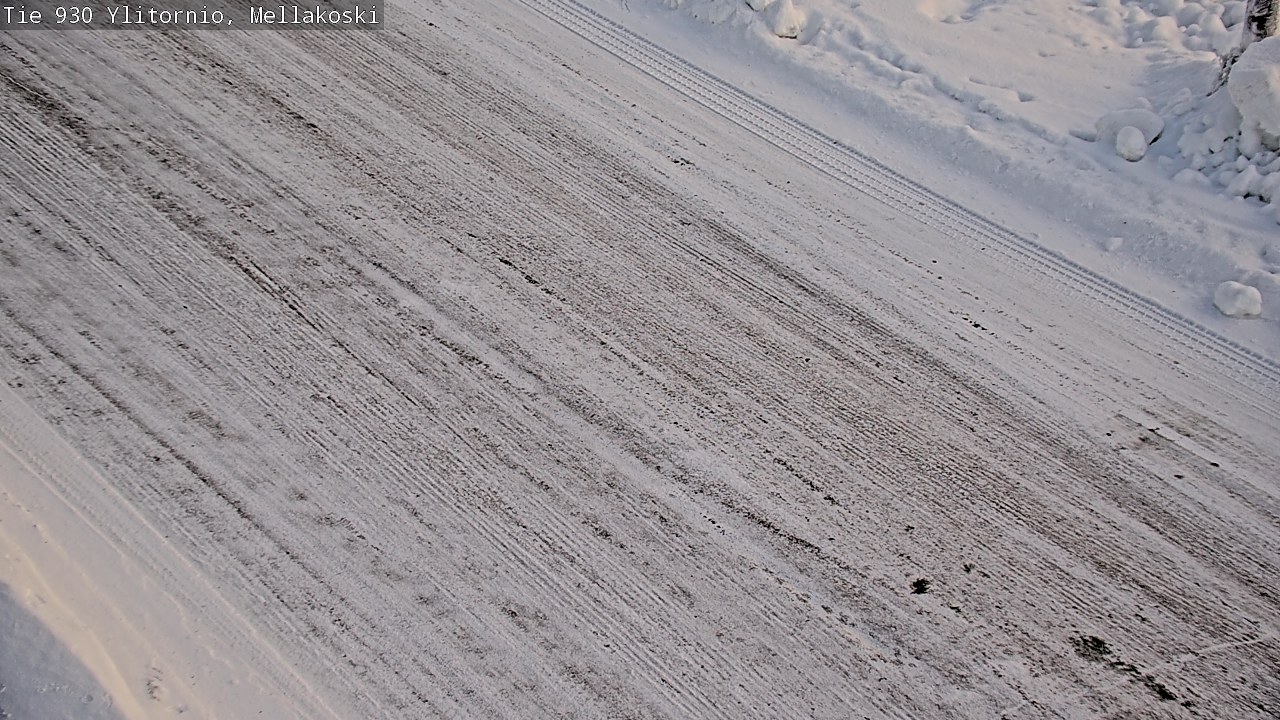 Weather Camera Image Road 83 Ylitornio, Mellakoski, Ylitornio, Lappi