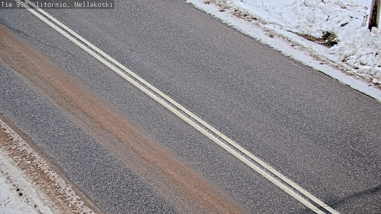 Weather Camera Image Road 83 Ylitornio, Mellakoski, Ylitornio, Lappi